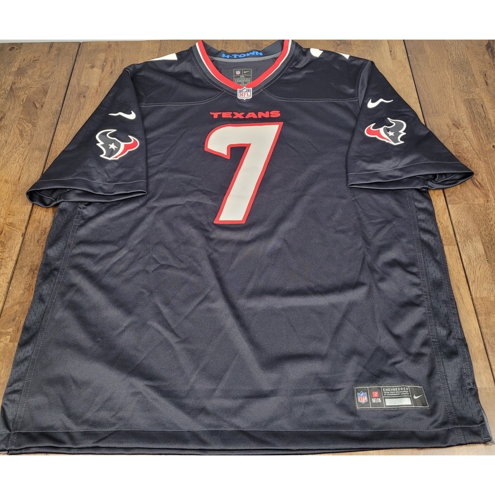 Nike NFL Men's Houston Texans C.J. Stroud Home Game Jersey Navy Blue XXL